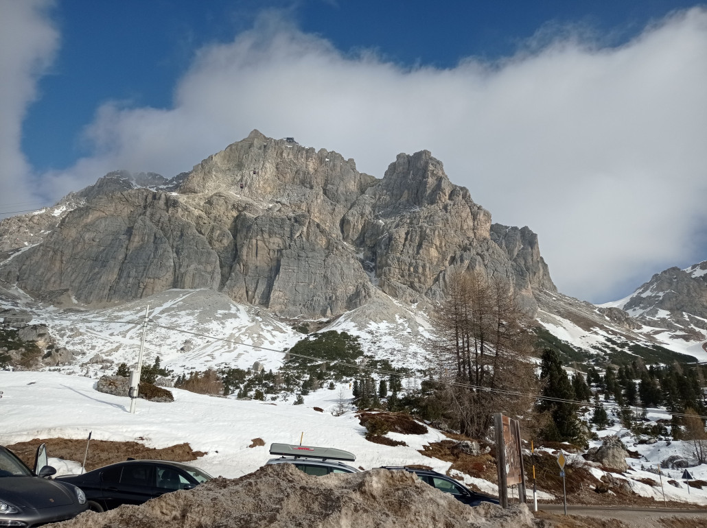 Rückblick zum Lagazuoi