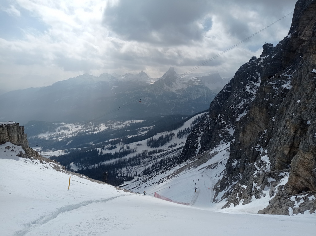 Steilhang durch die Scharte