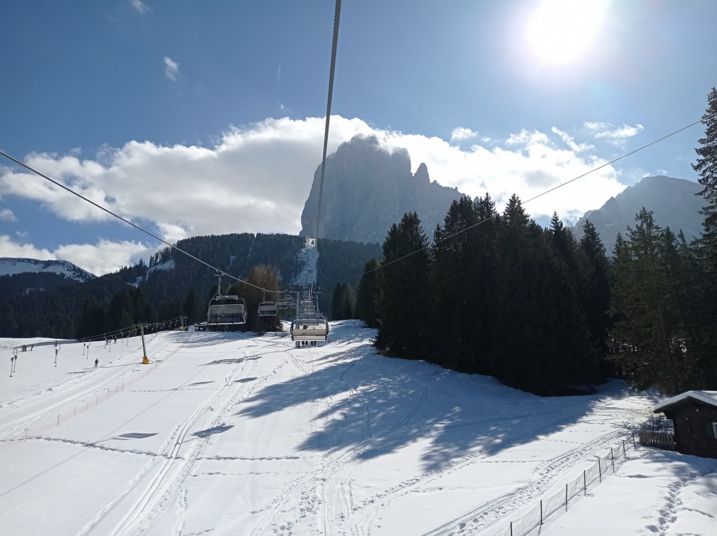 Am Monte Pana, sehr schön hier
