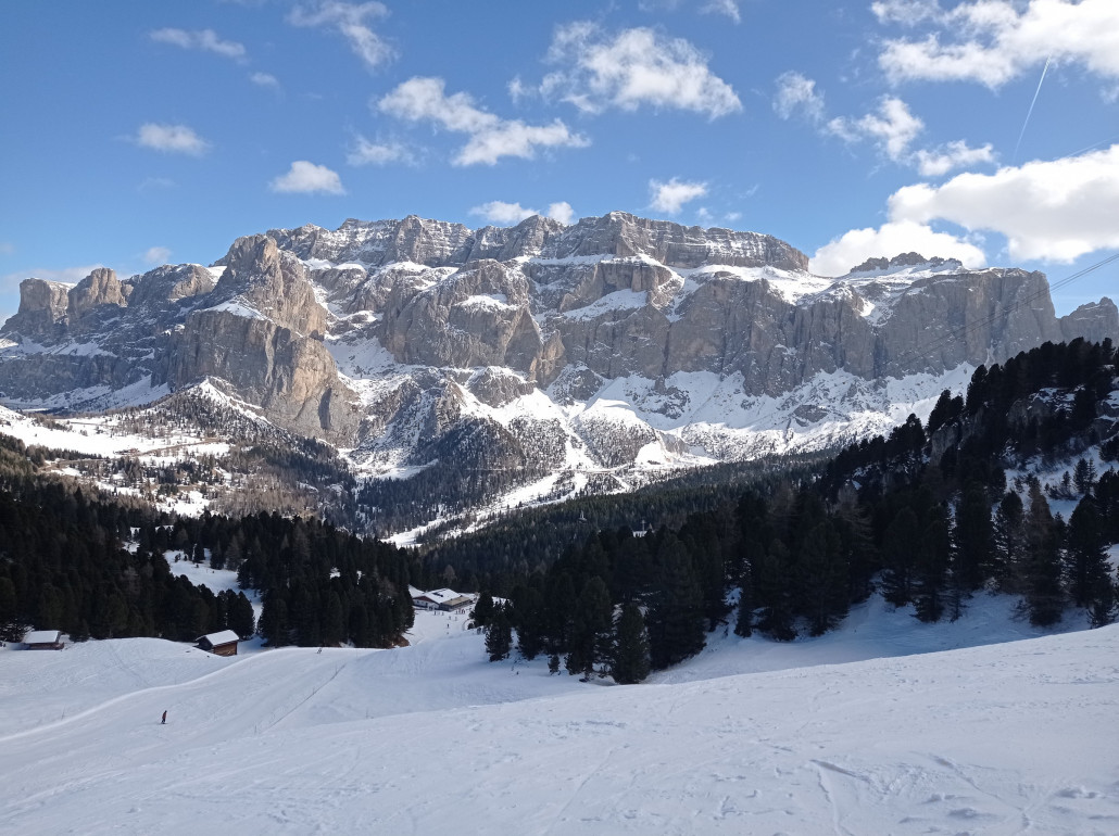 Abfahrt von Tramans mit tollem Sellablick