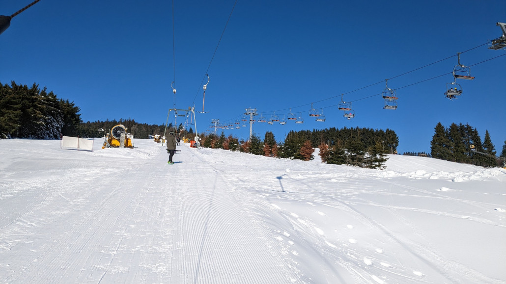 Die Schleppspur hat ordentlich Reserven