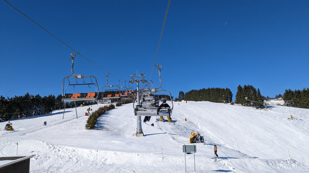 Die Querung vom SL zur 4SB in gutem Zustand