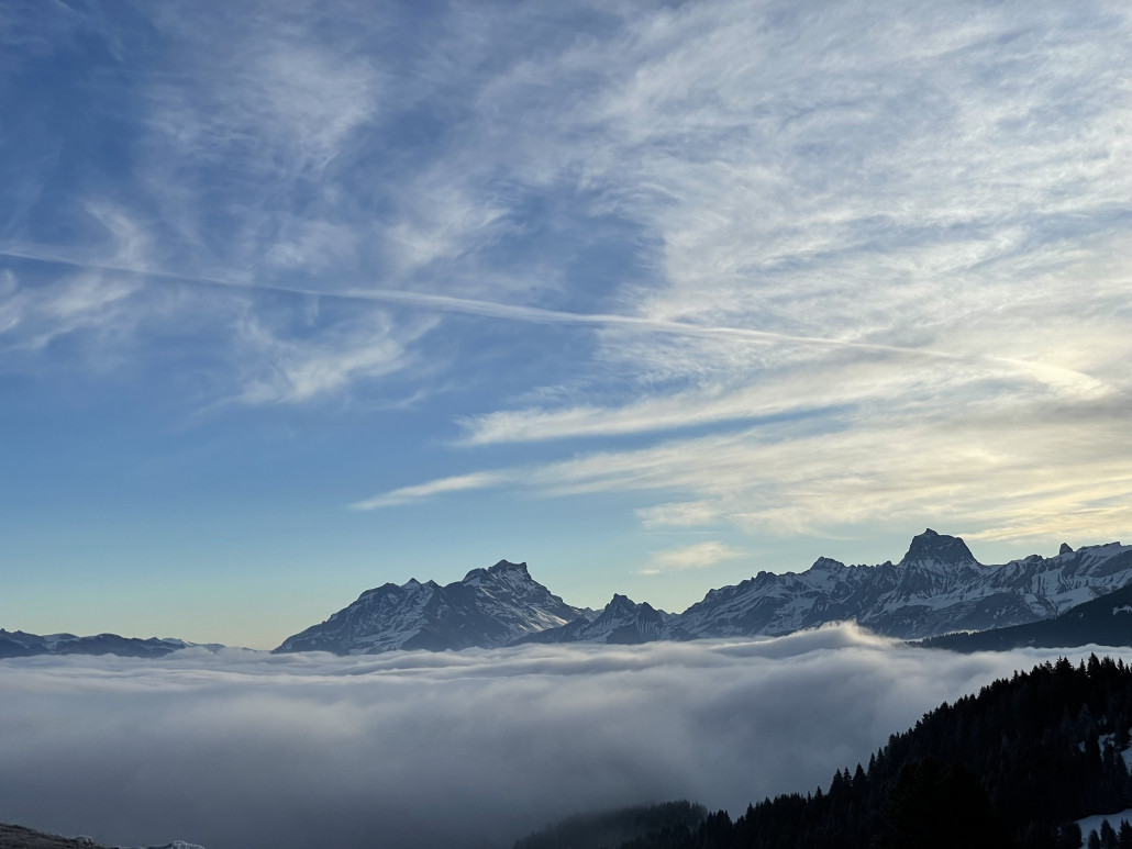 Nebelmeer über Val d’Illiez