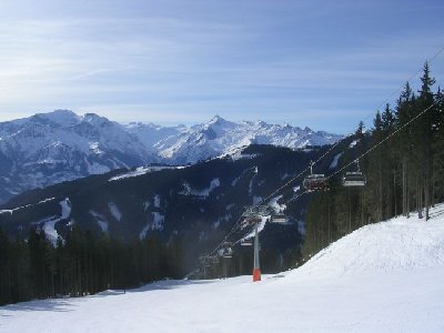 Neue Piste am neue Hochmaisbahn.