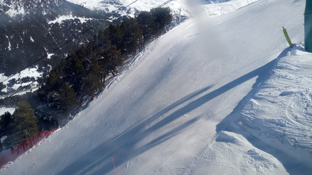 Nein, ich halte die Kamera gerade.