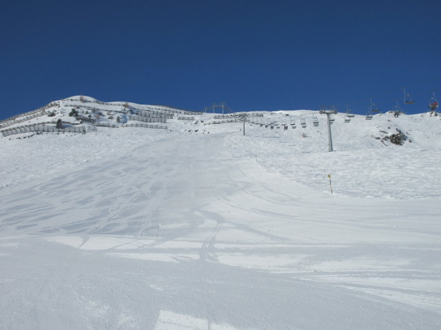 Pleisen Steilhang, rechts daneben der 2-CLF Pleisen