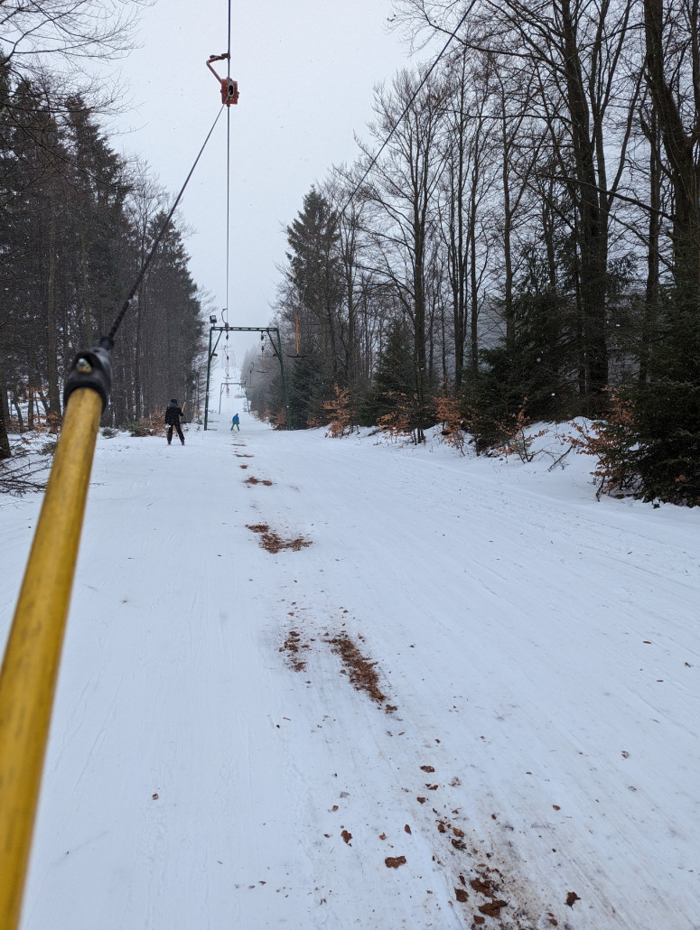 Apere Stellen im obersten Teil, ausnahmslos gut zu umfahren.