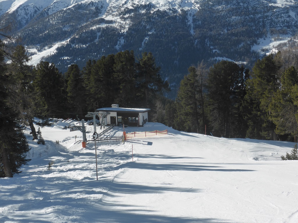 auch der Almlift war einmal dran, der hat teilweise ordentliche Steigungen