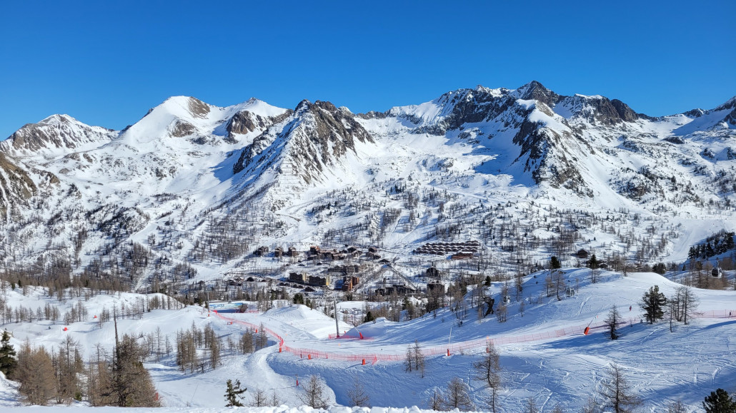 Mercantour-Bahn, Piste de competition