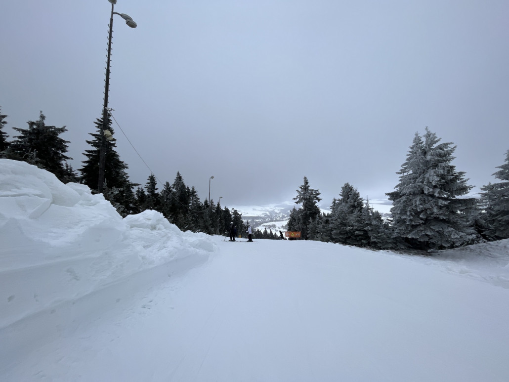 Am Start der "Slalomak" (9) mit einem keinen Depot