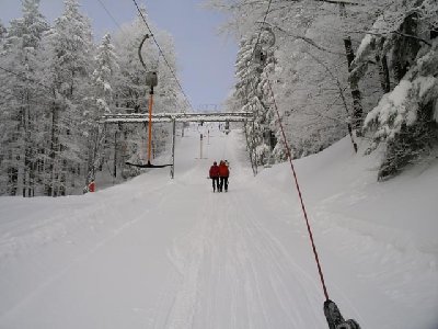 am SL Gipfellift rechts