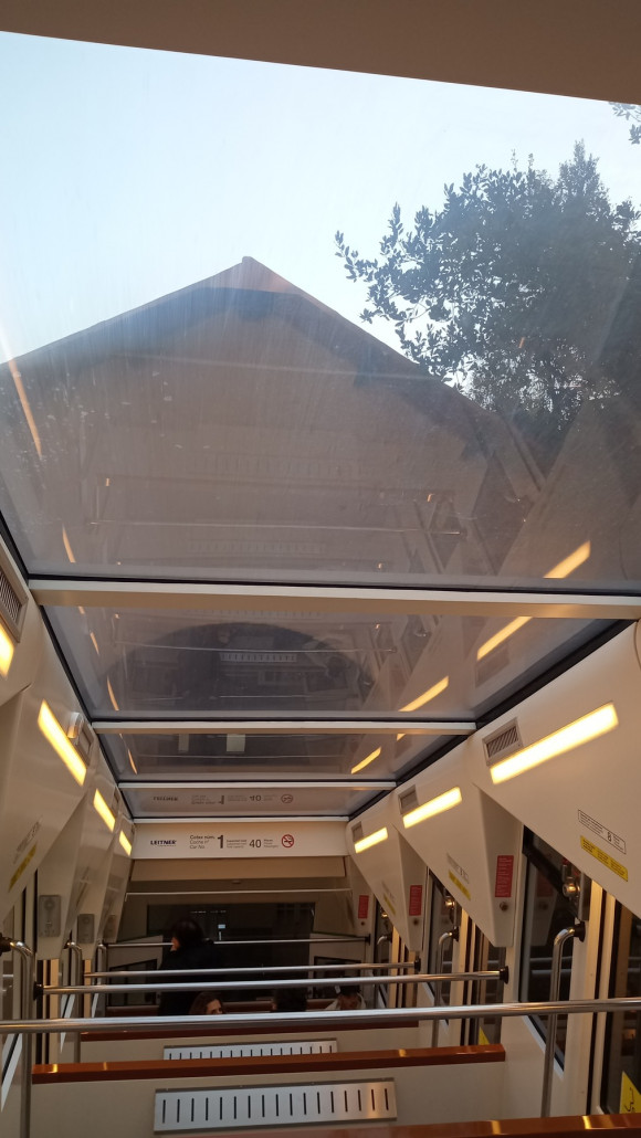 Schon an der Ausweiche