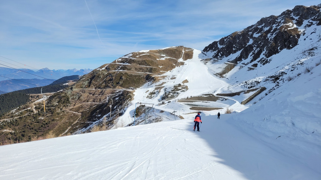 blaue Piste zum Eterlou-Sessel