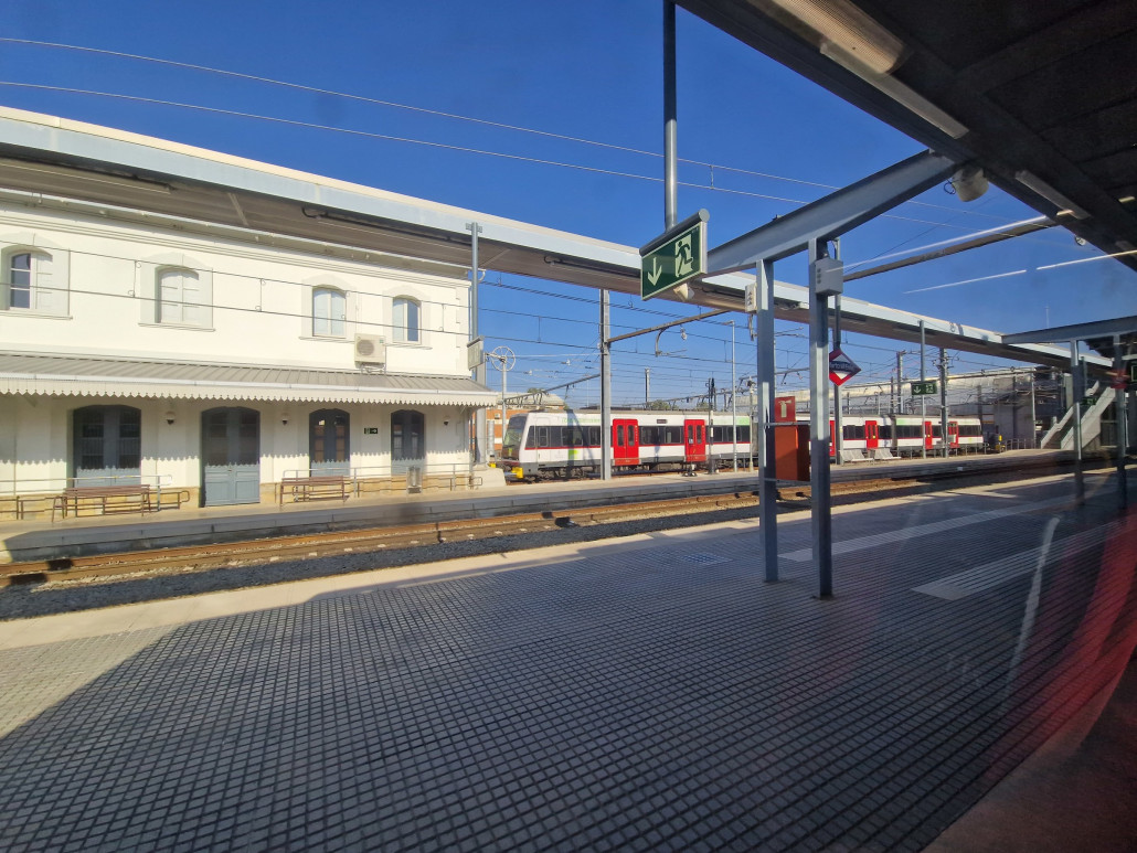 Und Bahnhof Martorell - Hier ist auch das Betriebswerk der FGC