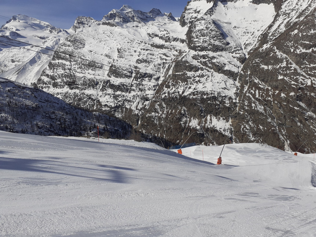 1 Heidbodme mit Strahlhorn, Rimpfischhorn und Allalinhorn