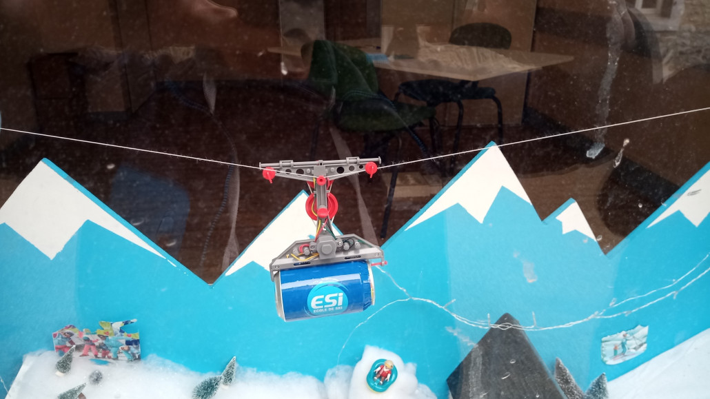 Aber immerhin gab es ein Model der Alpinforumsweltcupbahn.