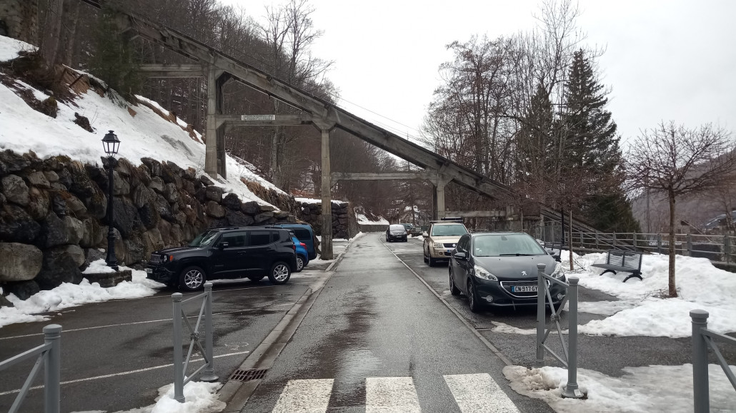 Über diese Brücke wäre es gegangen