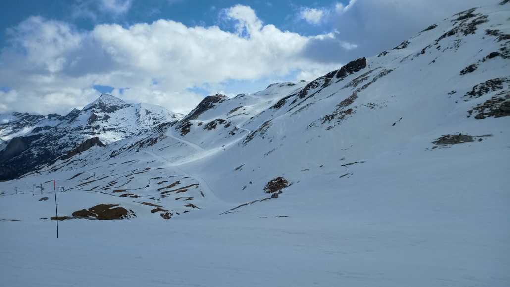 Die Trasse vom hinteren Lift