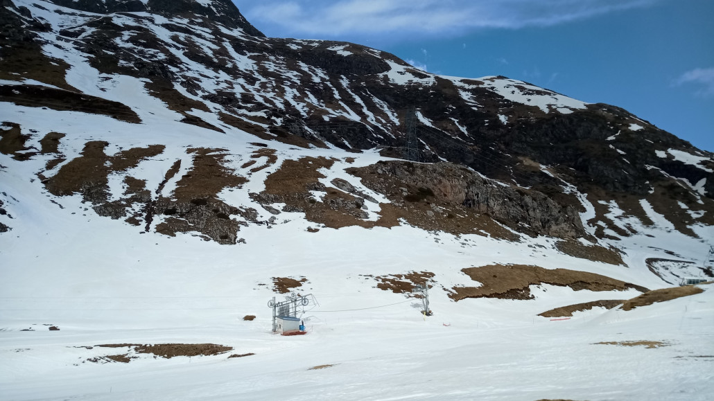 Diese eigenwillige Anordnung in dieser Station