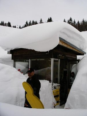 Lifthütte der Talstation des SL Jagerspitz