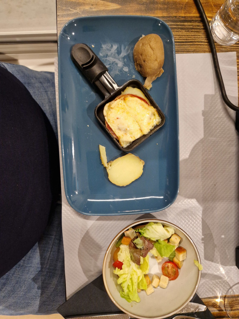 War lecker das Raclette