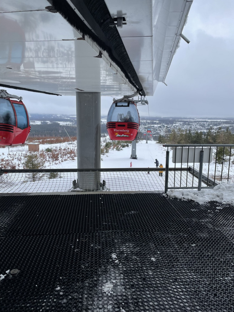 Vor Jahren war die Talabfahrt noch komplett im Wald
