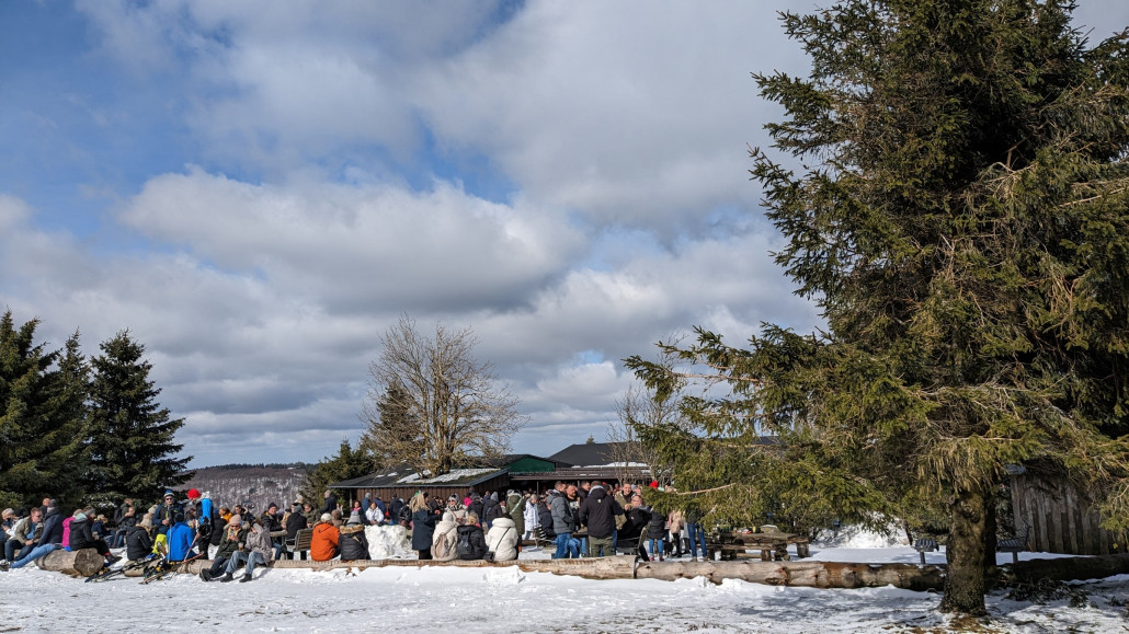 Siggis Hütte rappelvoll