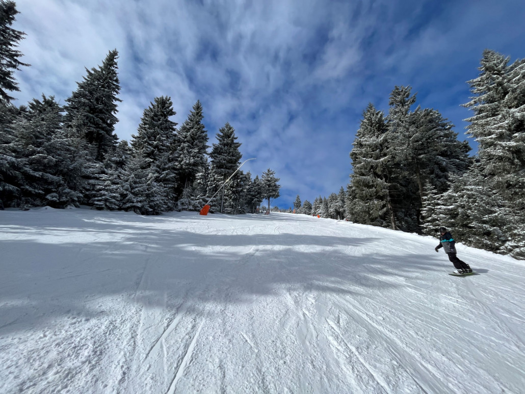 Piste 9 an der Himmelsleiter tadellos beisammen