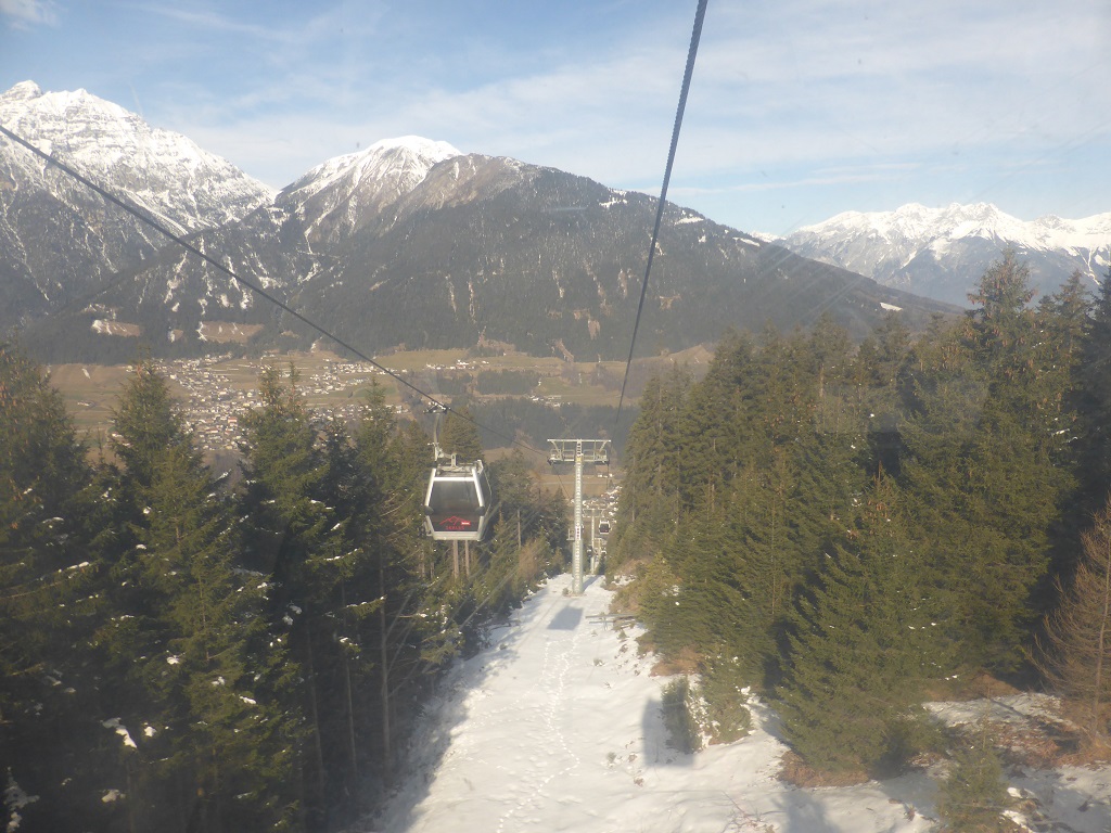 die Trasse der Serlesbahn