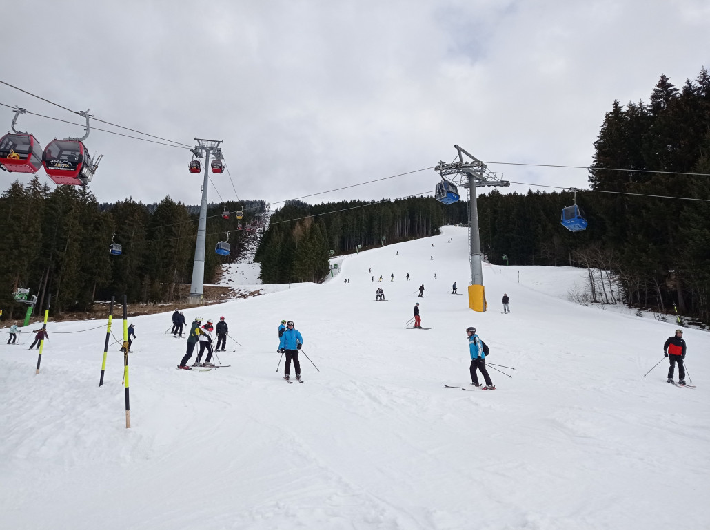 Zum Schluss die Sportabfahrt - Skisaison beendet :(