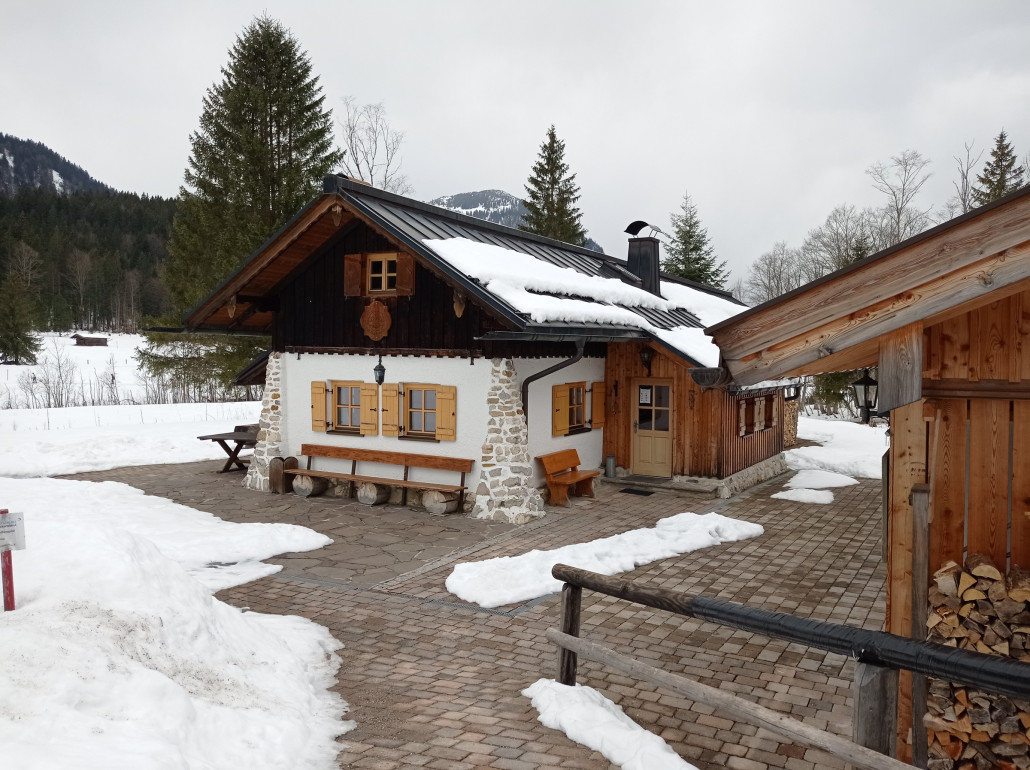 Ankunft an der Hütte