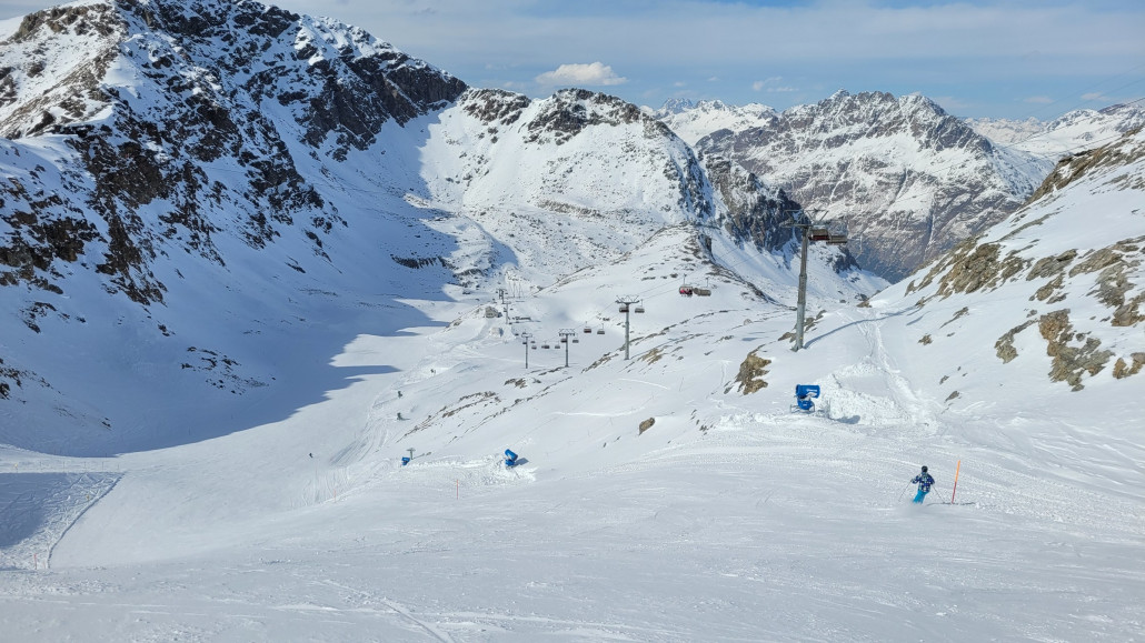 direkter Hang am Sessellift, ein Highlight heute