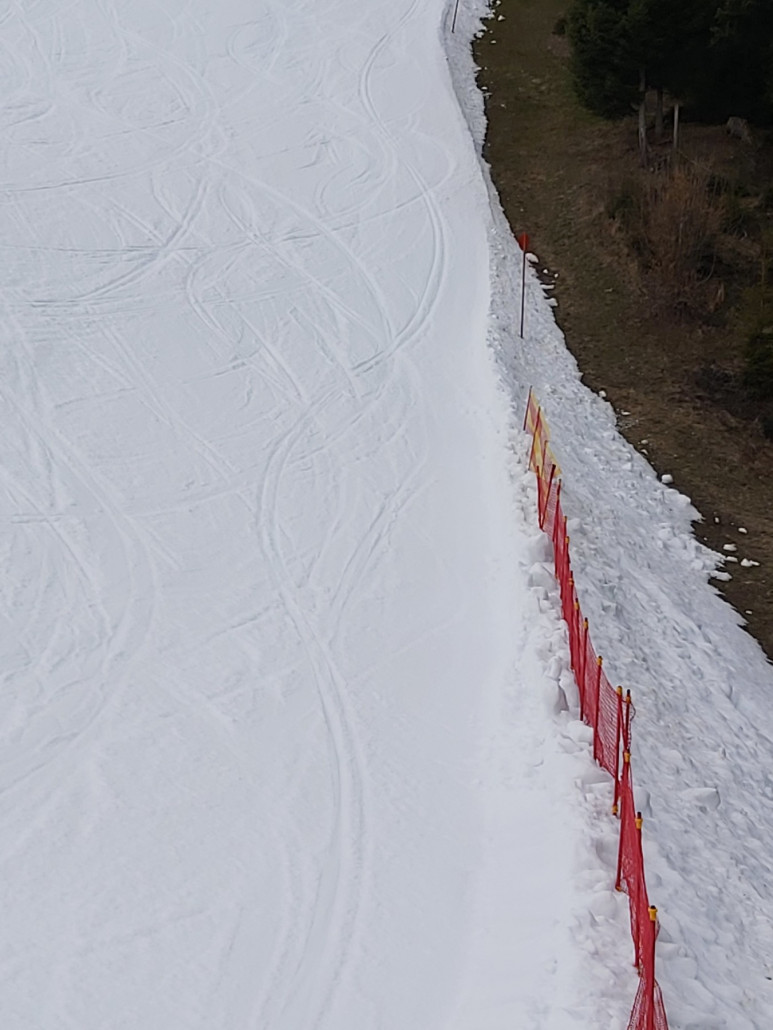 Meine Spur vom fixen Vierer aus betrachtet.