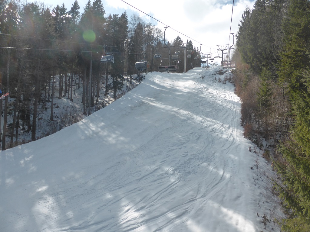 die "Boardercross" Strecke