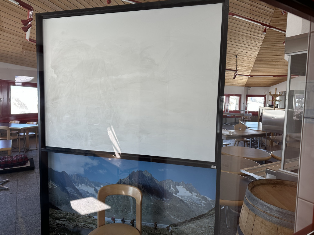 Geschlossenes Restaurant / Bistro in der Gondelstation