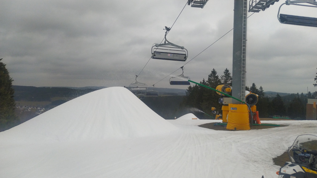 Snowmaker oben am Poppenberg