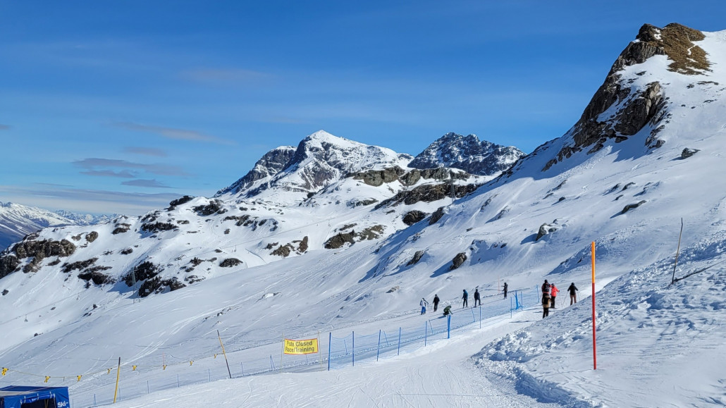 dämliche Absperrung am Grialetsch SL
