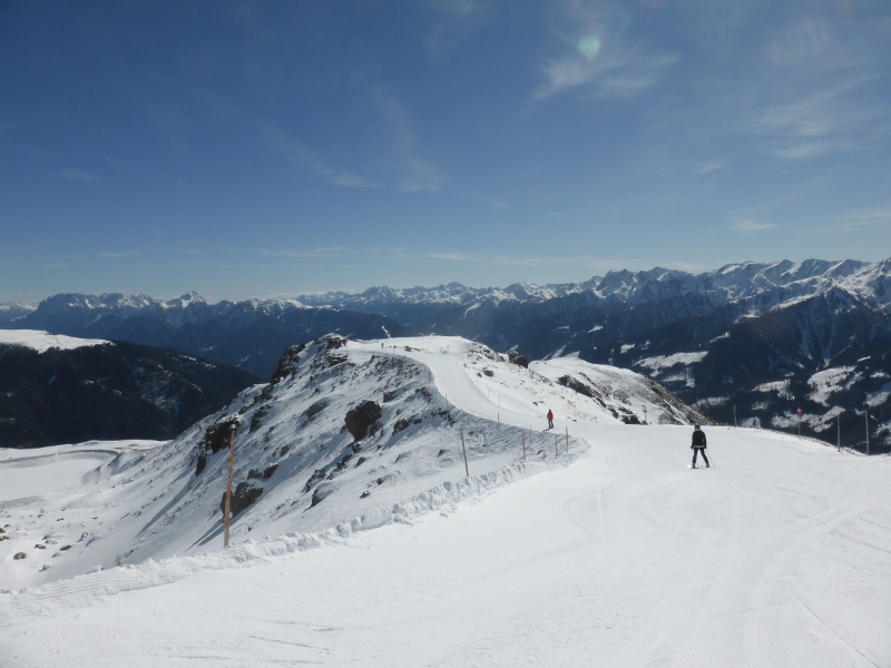 wieder ganz oben, am Grat entlang