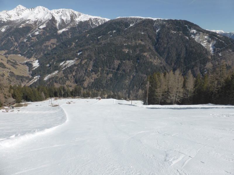 nochmal die Piste nach Außervillgraten probiert, war auch am Nachmittag noch sehr hart