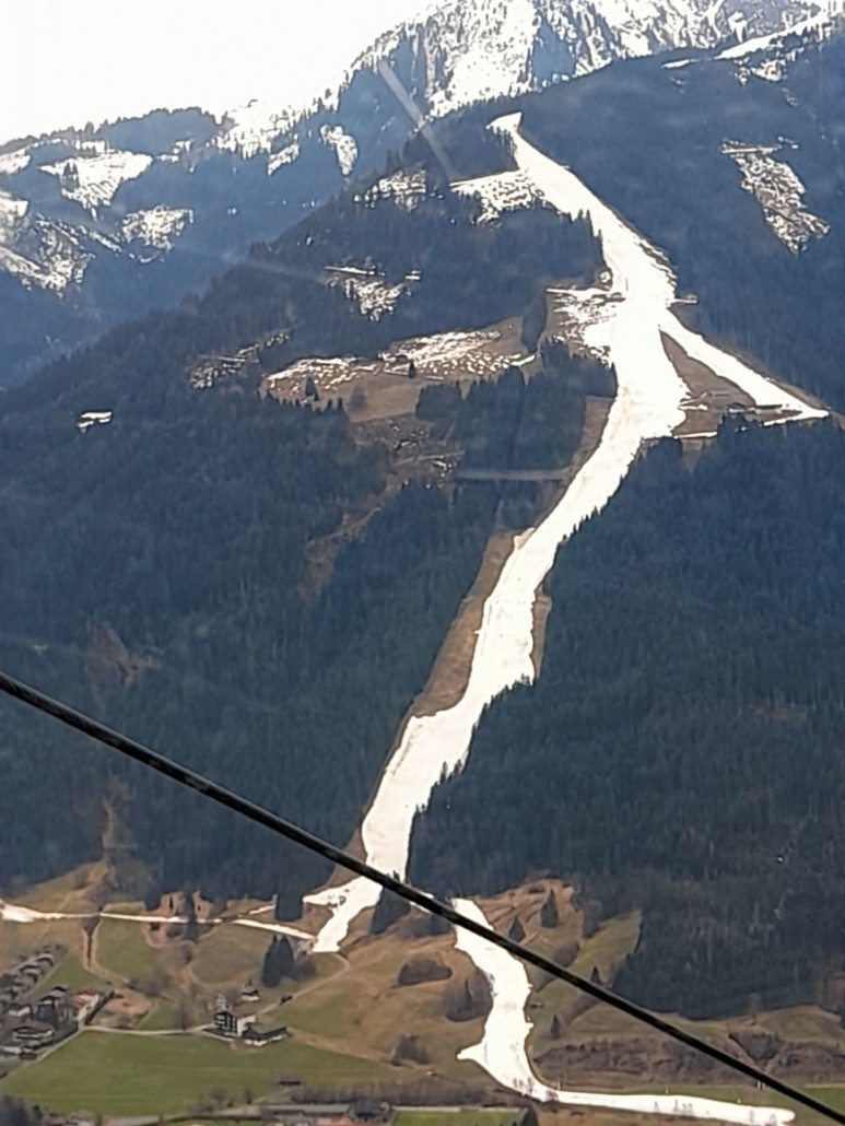 Blick zur Kandlerabfahrt
