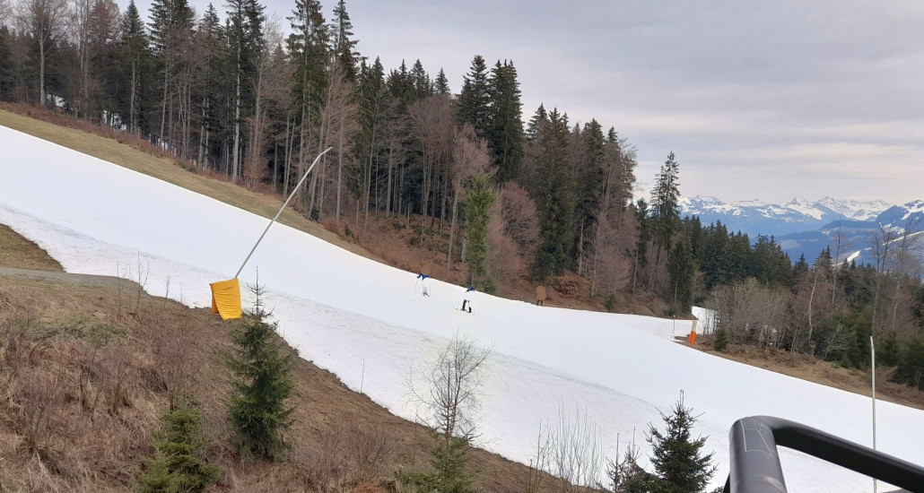 viel Schnee auf der Jochpiste