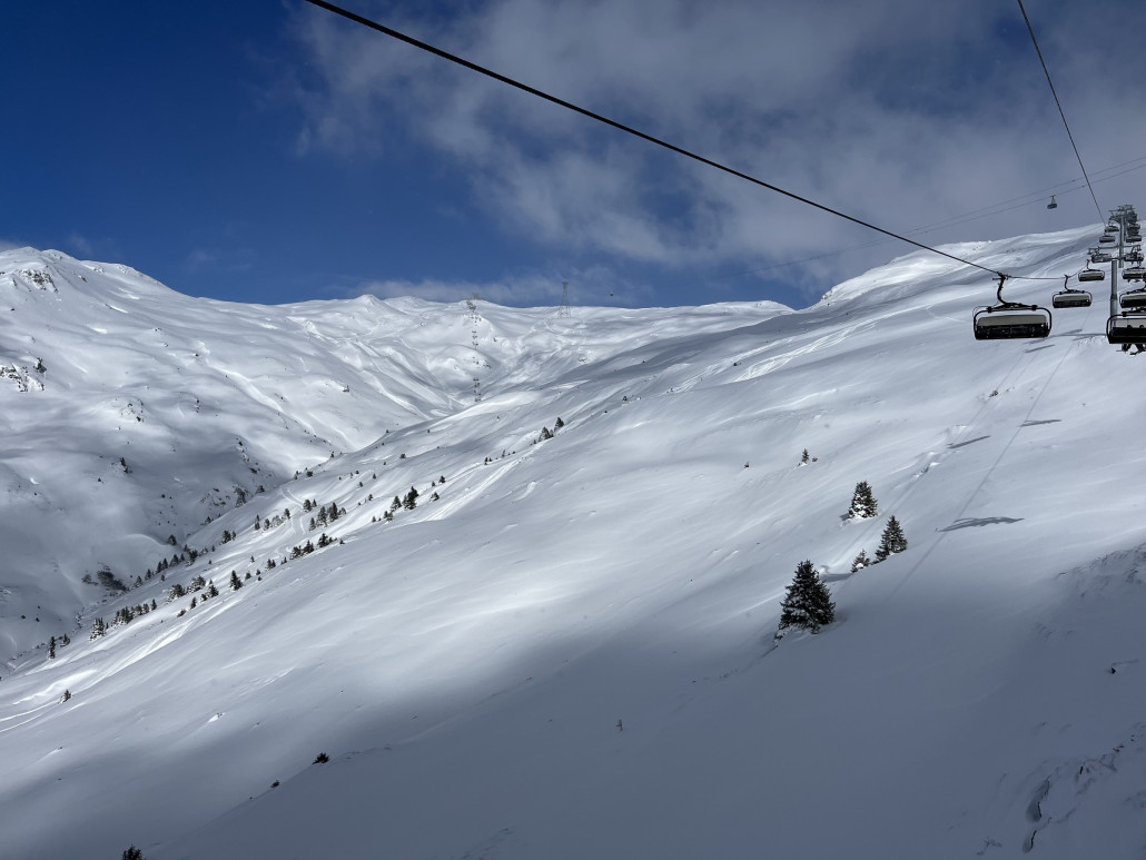 Richtung Masegn riss es bald auf