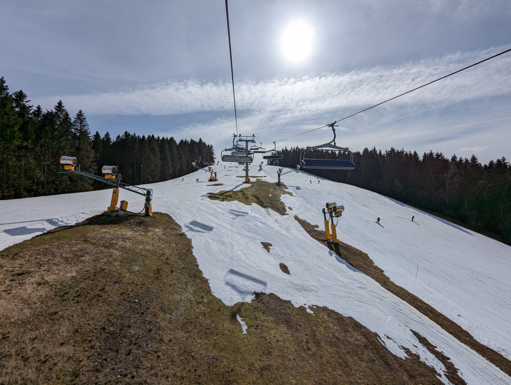 Auch nachmittags (ca. 16:00) noch verhältnismäßig viele Leute unterwegs.