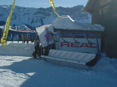 Demosessel auf der Prodalp.