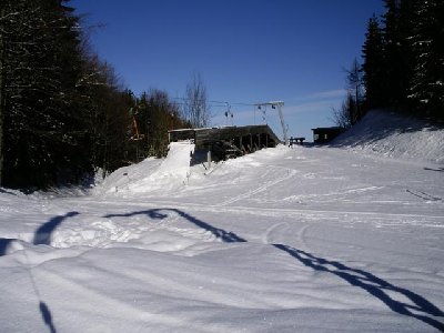 Bergstation des SL Kurvenlift
