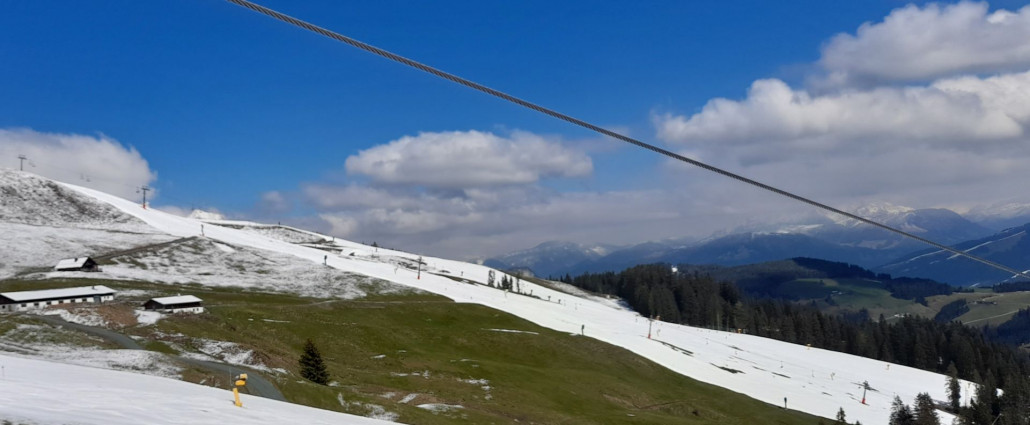 Blick Richtung Almbahn