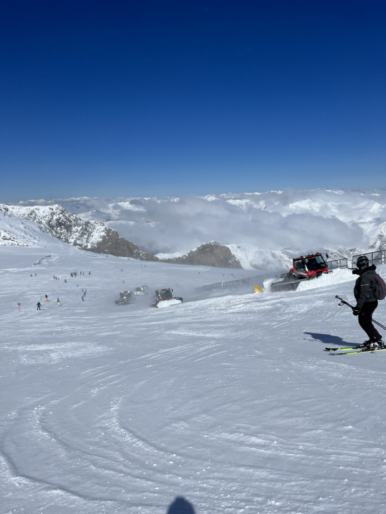 Tagespräparierung wie man es in Hintertux kennt, war an der Stelle aber wirklich notwendig
