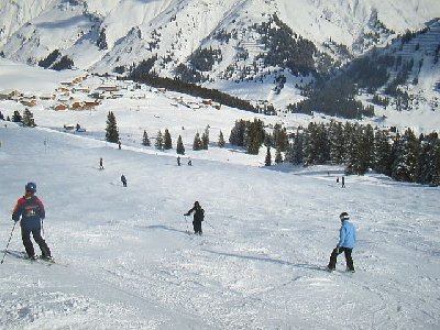 Piste 34 nach Oberlech