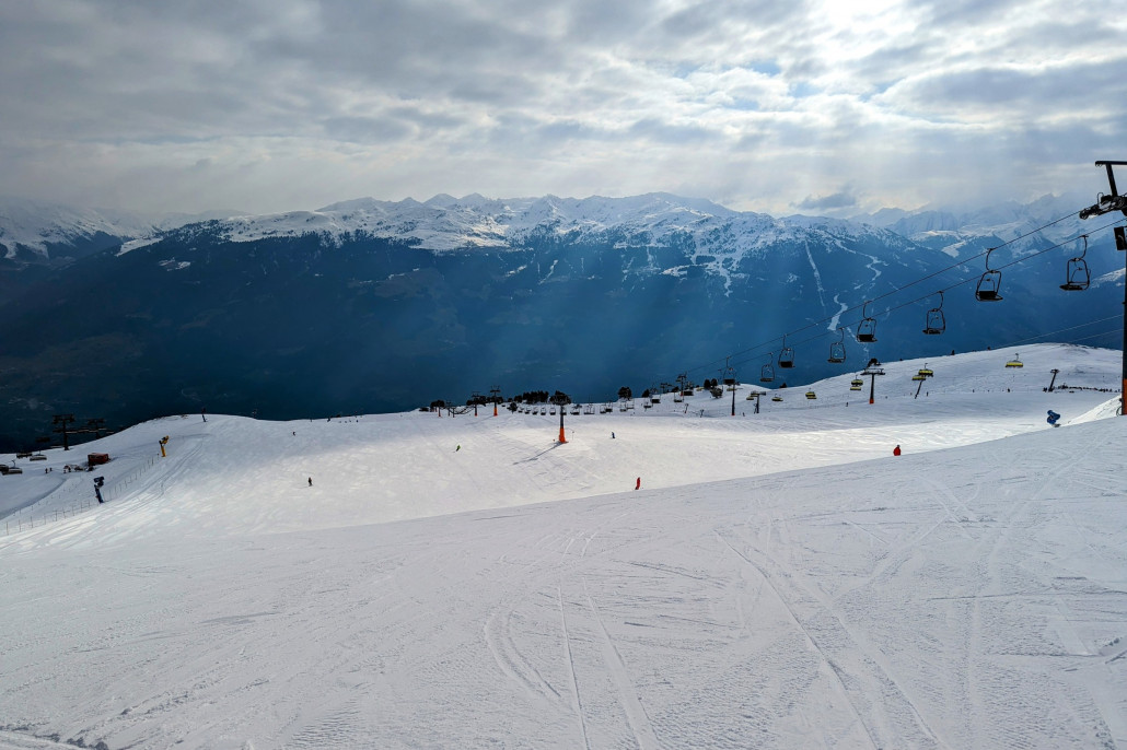Startpunkt nach Ausstieg aus dem Schnee-Express.