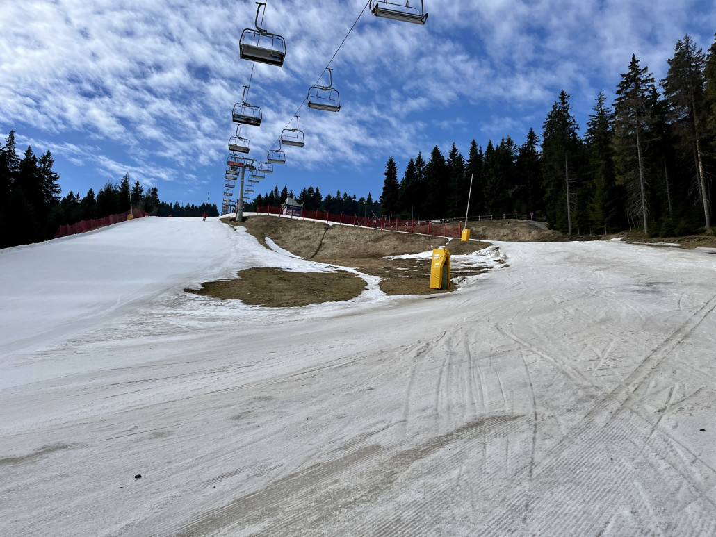 Umfahrung unterhalb der Brücke ist durch für diese Saison, würde ich meiden